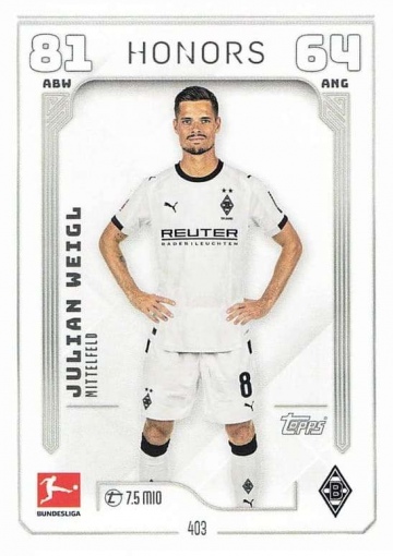 403 Julian Weigl (Borussia Mönchengladbach) ( MABL25/26 )