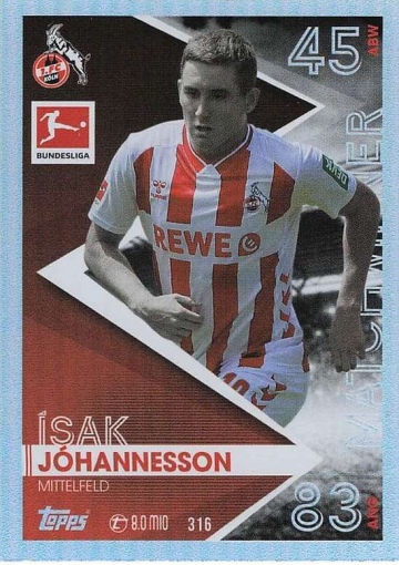 316 Ísak Jóhannesson (1. FC Köln) ( MABL25/26 )